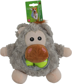 Buidelbek baviaan met 2 tennisballen, 23cm