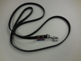 Leather leash with handle 12mm 1 meter