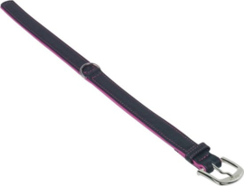 Halsband soft leer pacific fuchsia