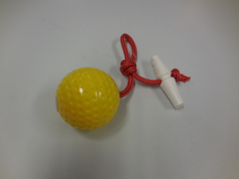 Yellow ball with rope and handle M