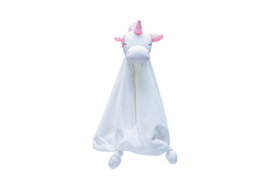 BZ puppy knuffeldoek unicorn wit 50