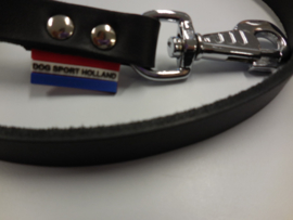 Leather leash with handle 18mm 2 meter