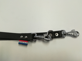 Police leash leather 25mm x ca 2m