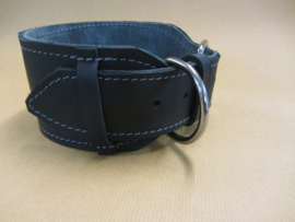 Double leather collar 8 x 60 cm