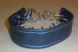 Leather cover for pinch collar M