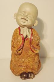 Biddende Shaolin Monnik, 23,5 cm, Polystone