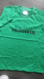T-shirt KM Kind 'Mijn kleine presidentje'