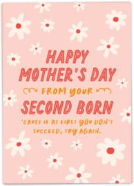Second Born Mother's Day - Enkel