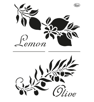 Olive & Lemon A4