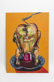 Schilderij: Beer can chicken