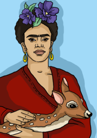 Print: Frida Kahlo