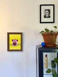 Schilderij: Furby (roze)