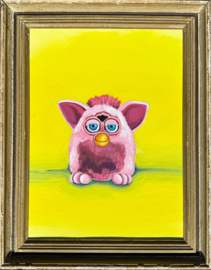 Schilderij: Furby (roze)
