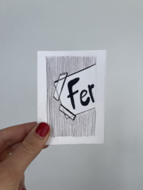 Mini-tekening: Fermé 1