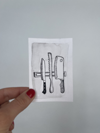 Mini-tekening:  Couteaux