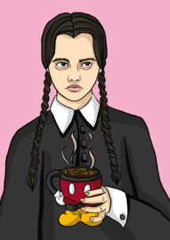 Print: Wednesday Addams