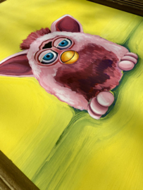 Schilderij: Furby (roze)