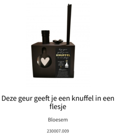“Deze geur geeft je een knuffel in een flesje” Bloesem, 230007.009