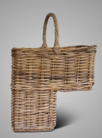 BRYNXZ Stair Basket Rattan 30x38x40