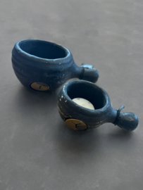 12237S-P1893 TEALIGHTCUP COULOGNE IND. BLACK S D.13 H.5