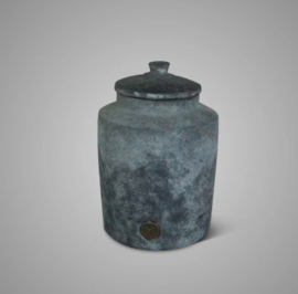 Pot and Top Straight BRYNXZ Stone Black L D.19 H.29 D11M-P1