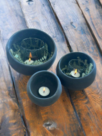 Y0048-L-N1 Bowls Basic Ancient Soil S D.11 H.10