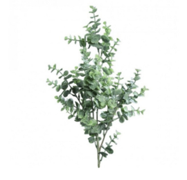 EUCALYPTUS-SPRAY, 70 CM, FROSTED/FLOCKED FROSTED GREEN