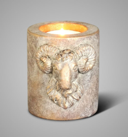 Tealightholder Ram Jewel L D.13 H.12