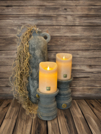 Candleholder So Special BRYNXZ Stone Black L D.10 H.20 D024L-P1