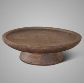 Plate on Foot Majestic Brown L D.42 H.13 A7942L-10