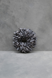 Palm petal wreath Grey smoke 25CM
