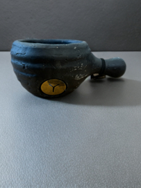 12237M-P1893 TEALIGHTCUP COULOGNE IND. BLACK M D.17 H.8