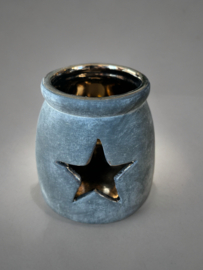 Tealightholder Star Gold D.13 H.12