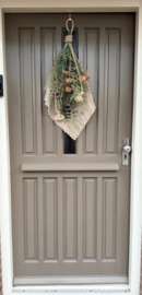 Toef met shabby doek