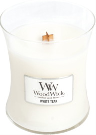 WW White Teak Medium Candle