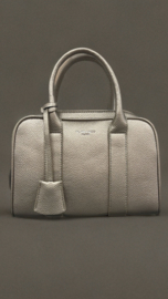 Tas Lederlook Beige/Goud incl. Leren schouderband