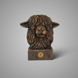 Brynxz Statue Sheep Head Maj. Brown 23x16x25