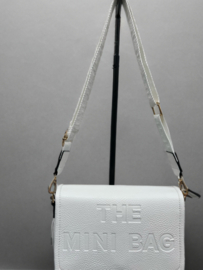 Tas “THE MINI BAG” incl. Schouderband, Wit