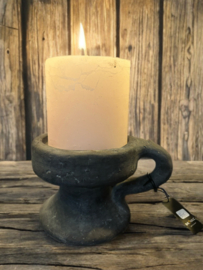 12840M-P347 CANDLEHOLDER NOSTALGIC INDUSTRIAL VINTAGE M D.19 H.11