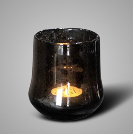 TEALIGHT DE LUXE ATMOSPHERE VINT. GREY M D.14 H.16 CQF20187