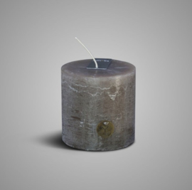 RUSTIC CANDLE BROWN D.10 H.10