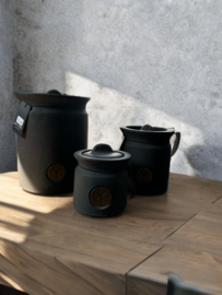 Y0052-K-N1 Pot and Top Classic Ancient Soil L D.14 H.17  16.95