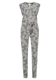 EXPRESSO JERSEY JUMPSUIT MET PRINT