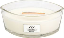 WW White Teak Ellipse Candle