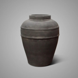 Planter Two Lines Ancient Soil D.30 H.36 Y0004-N1