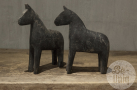 Houten paard | Large | Black finish