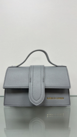 Tas Lederlook Grijs, incl. schouderband
