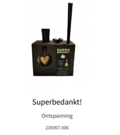 “Super bedankt!” Ontspanning, 230007.006