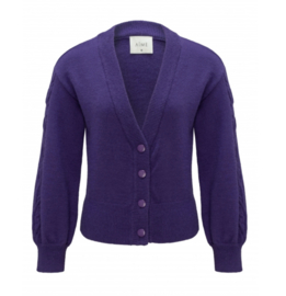 AIME Julie Cardigan Deep Purple