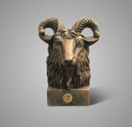 Statue Ram Majestic Brown 19X16X27 A7928-10